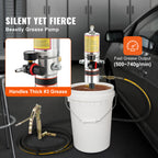 VEVOR Grease Pump, 50:1 Pressure Ratio Air Operated with Hose and Gun