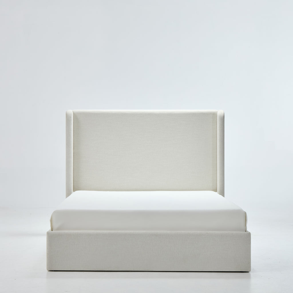 Carmen Upholstered Wingback Bed