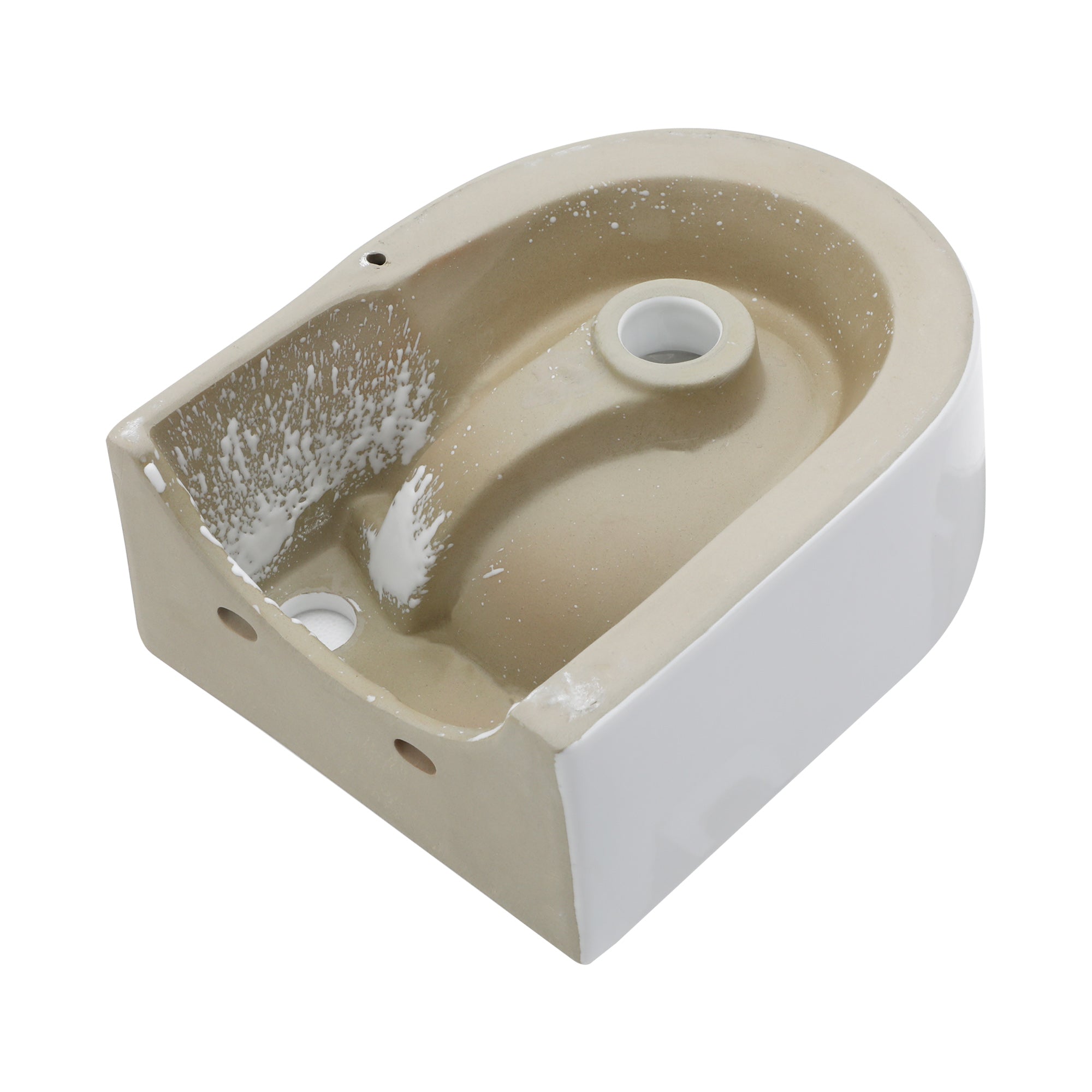 Stain Resistant Rectangular Bathroom Sink