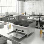 24 Inch Commercial Gas Lava Rock Charbroiler