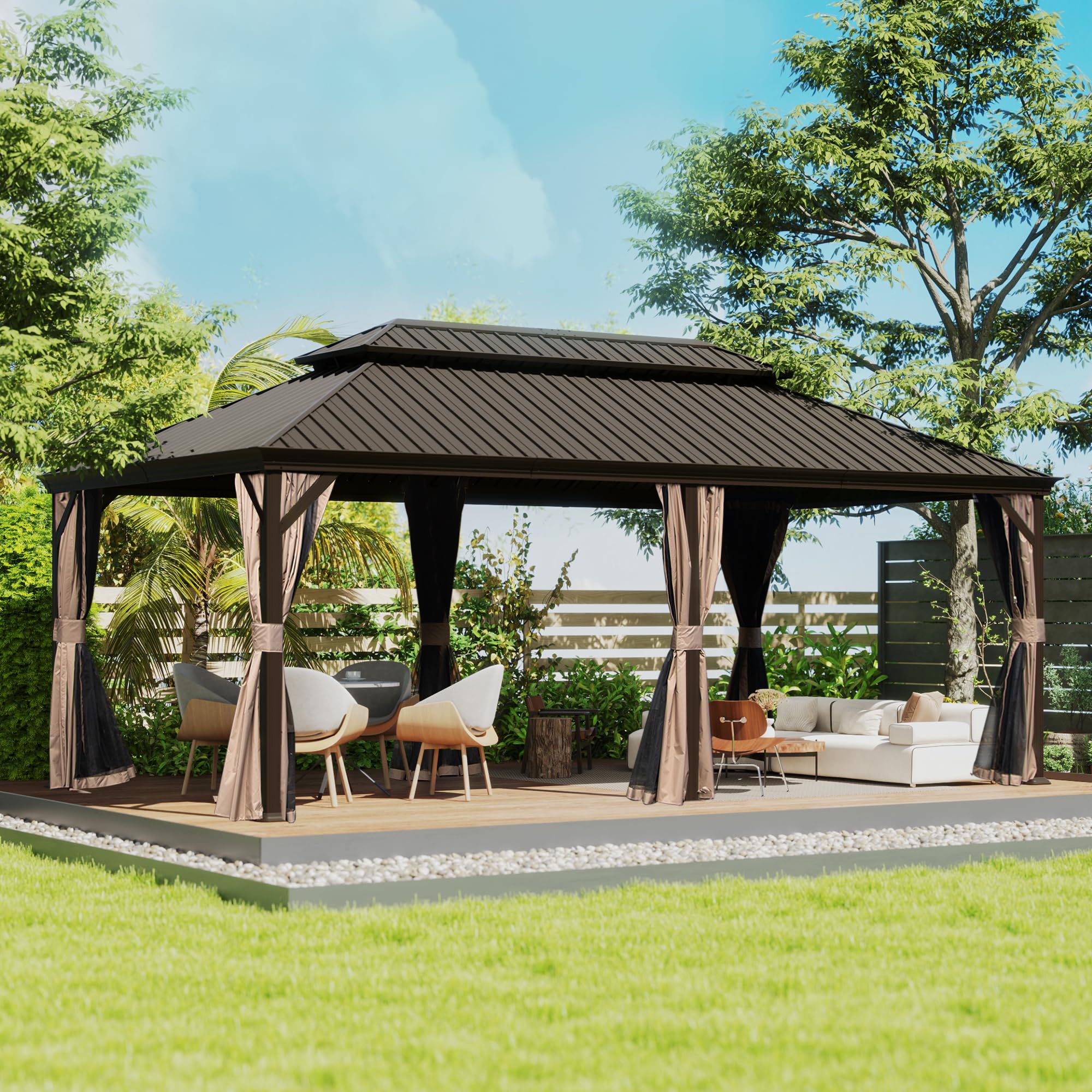 12' X 18' Hardtop Gazebo