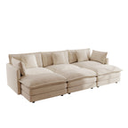 Comfortable Deep Seat Reversible Modular Sectional Sofa