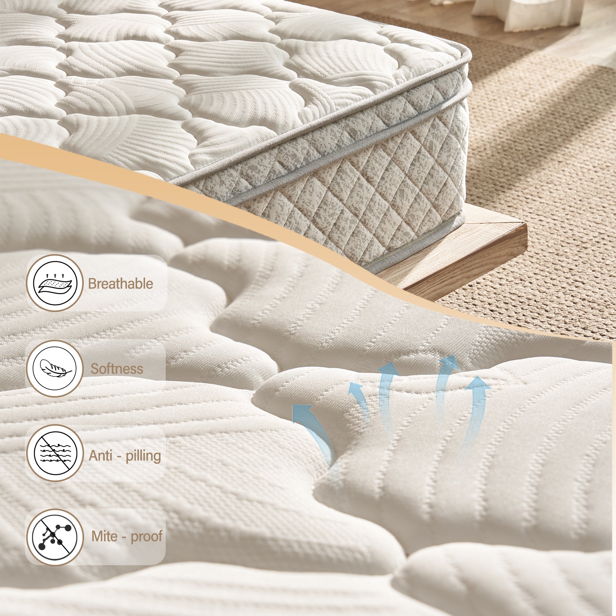 Full Size 12 Inch Hybrid Mattress