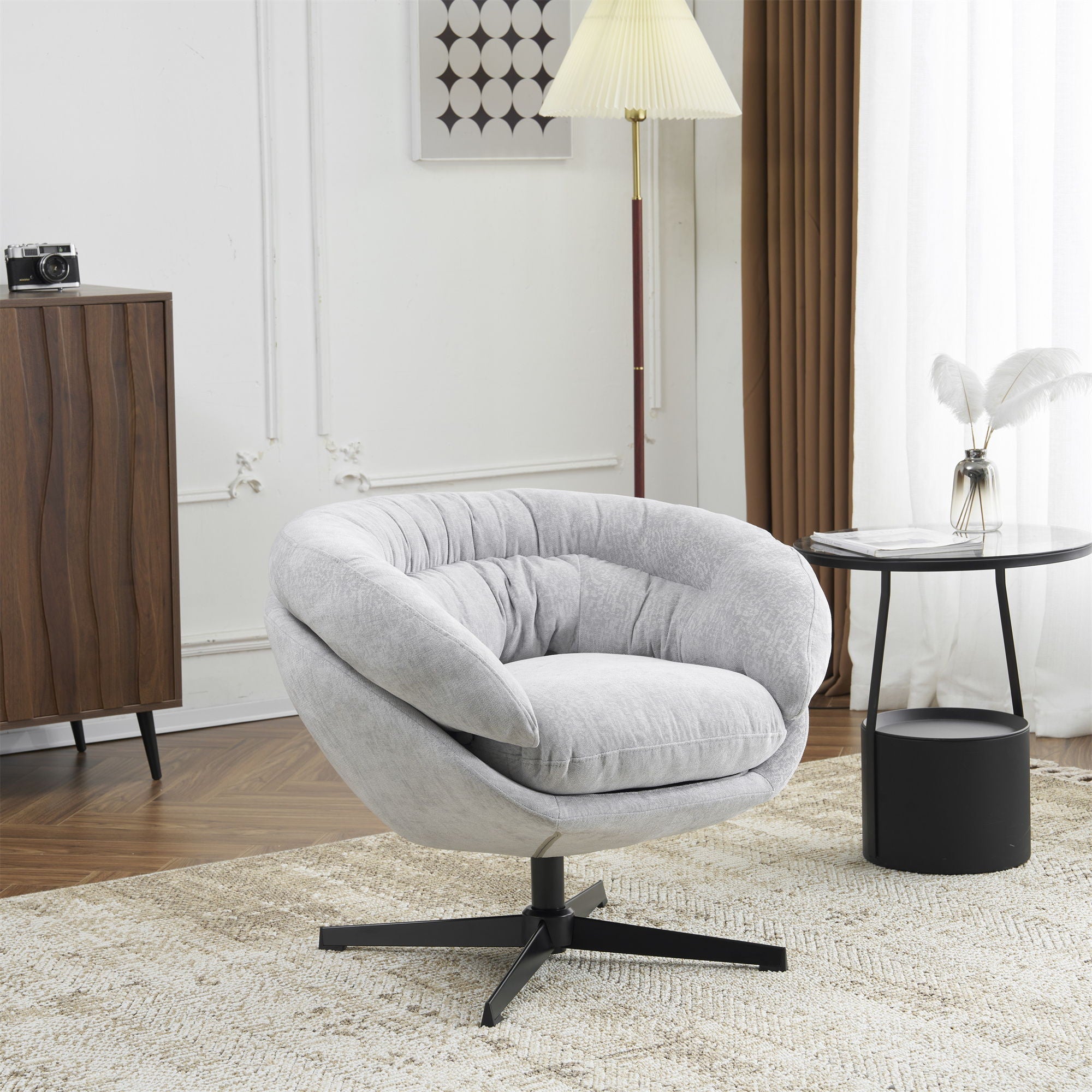 Modern Office Chair With 360 Degree Swivel