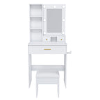 Vanity Table with Mirror & Adjustable LED Lights