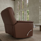 Oslo Manual Glider Recliner in Pecan