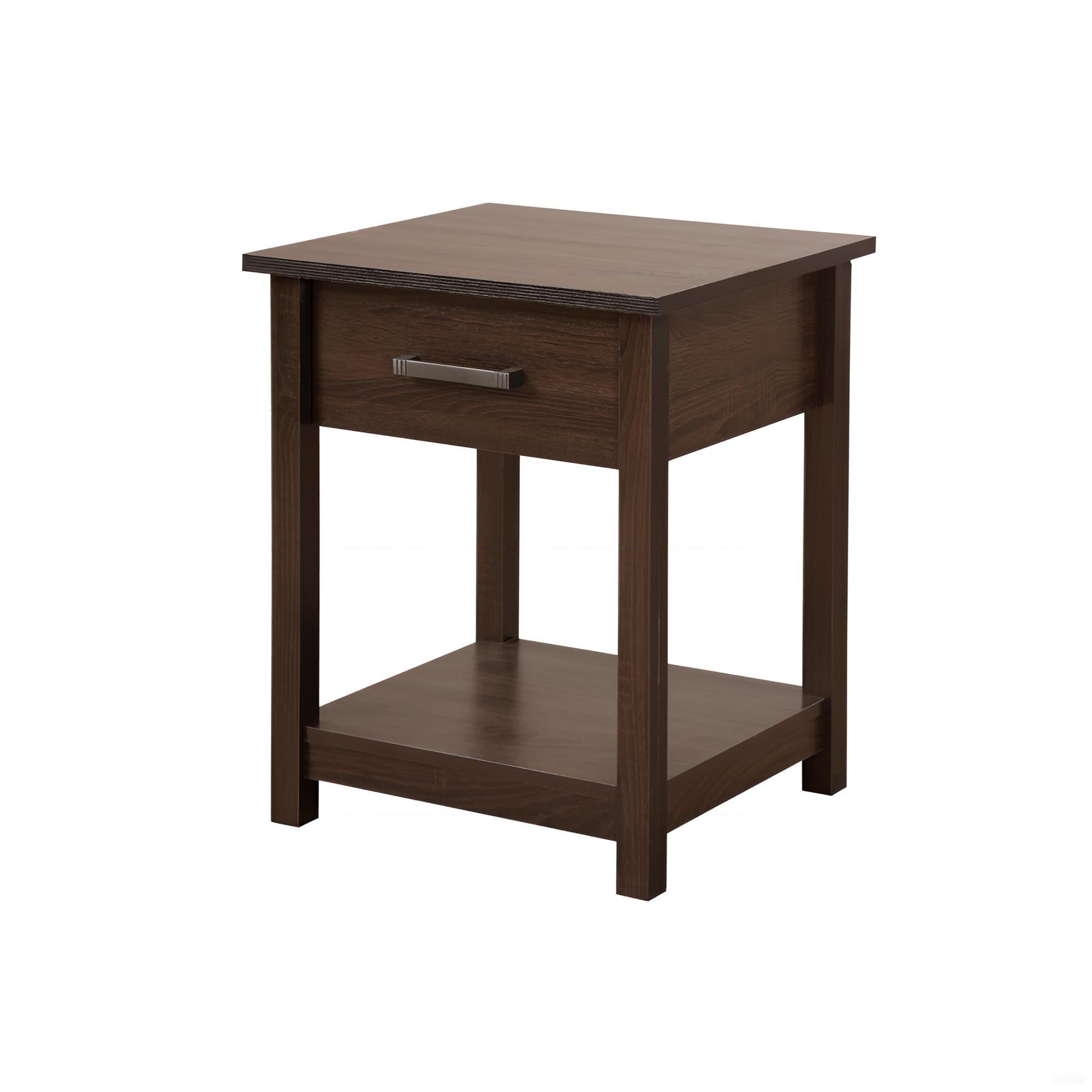 Sleek Contemporary Nightstand in Wenge