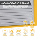 Heavy Duty PVC Slatwall Garage Organizer
