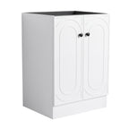 24" Freestanding Bathroom Vanity & 2 Soft-Close Cabinet Doors