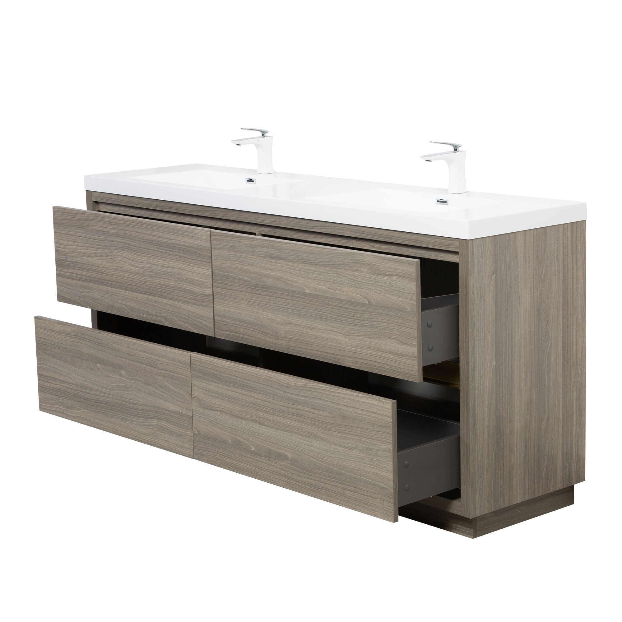 Bathin Freestanding Bathroom Vanity With Double Sinks
