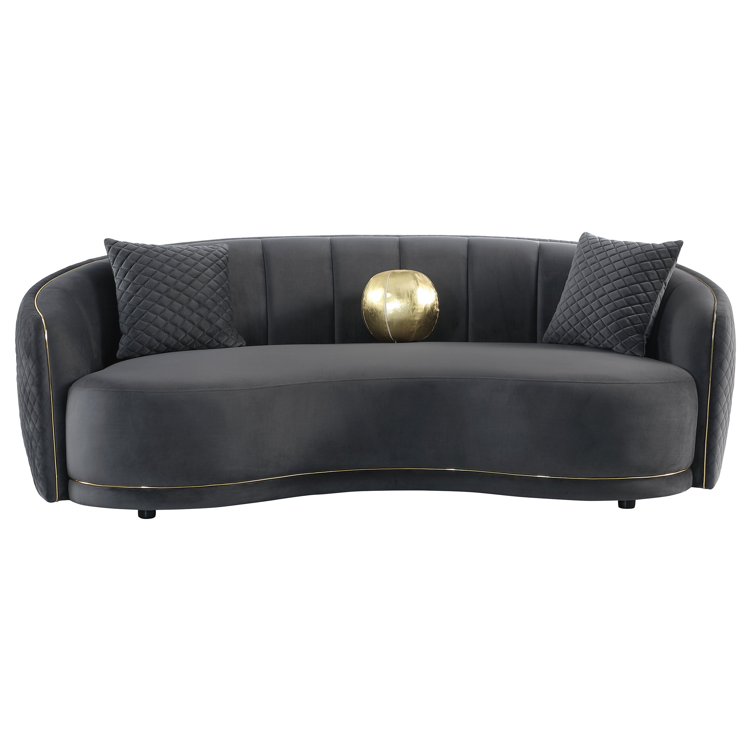 Luxe Dark Sofa
