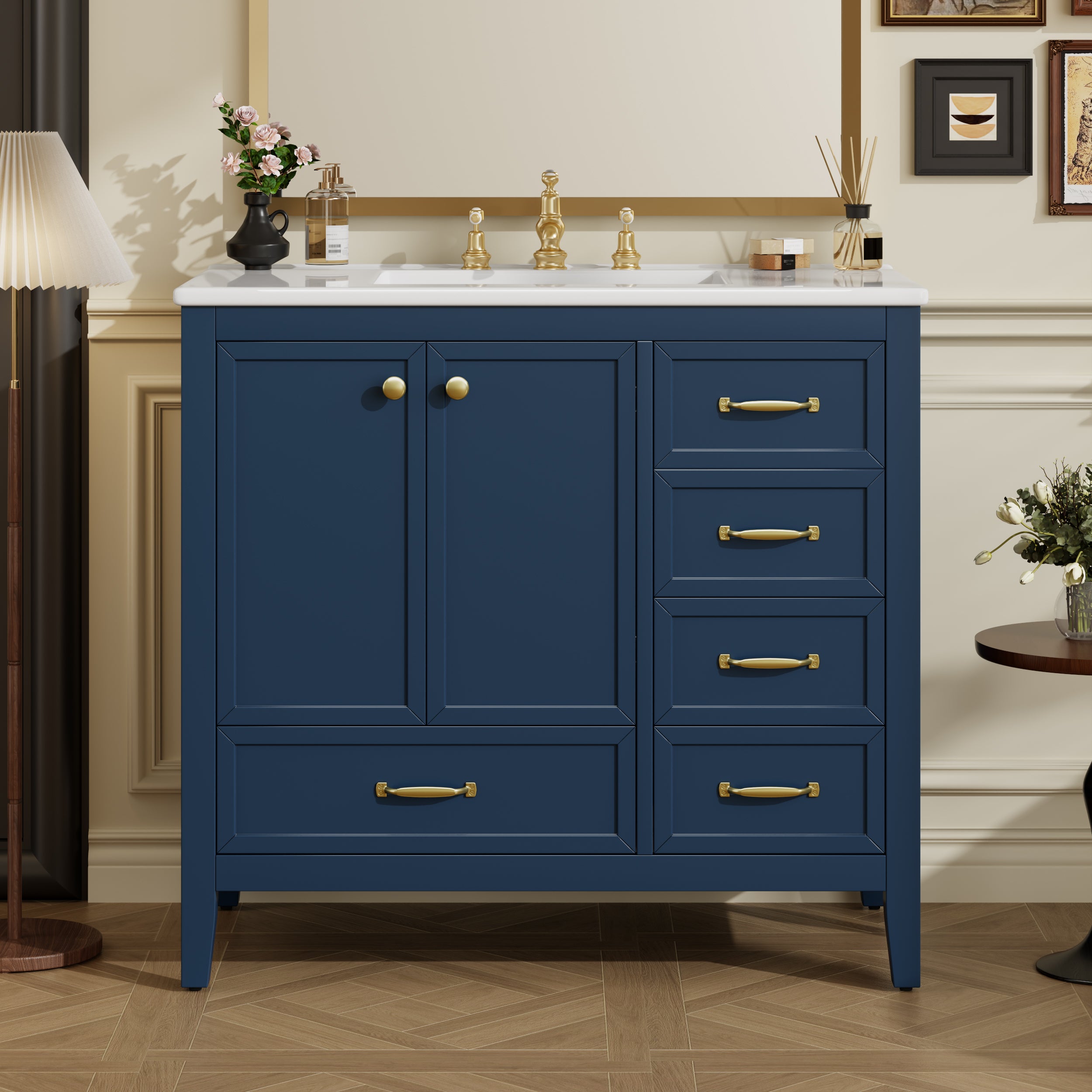 36" Bathroom Vanity with Sink