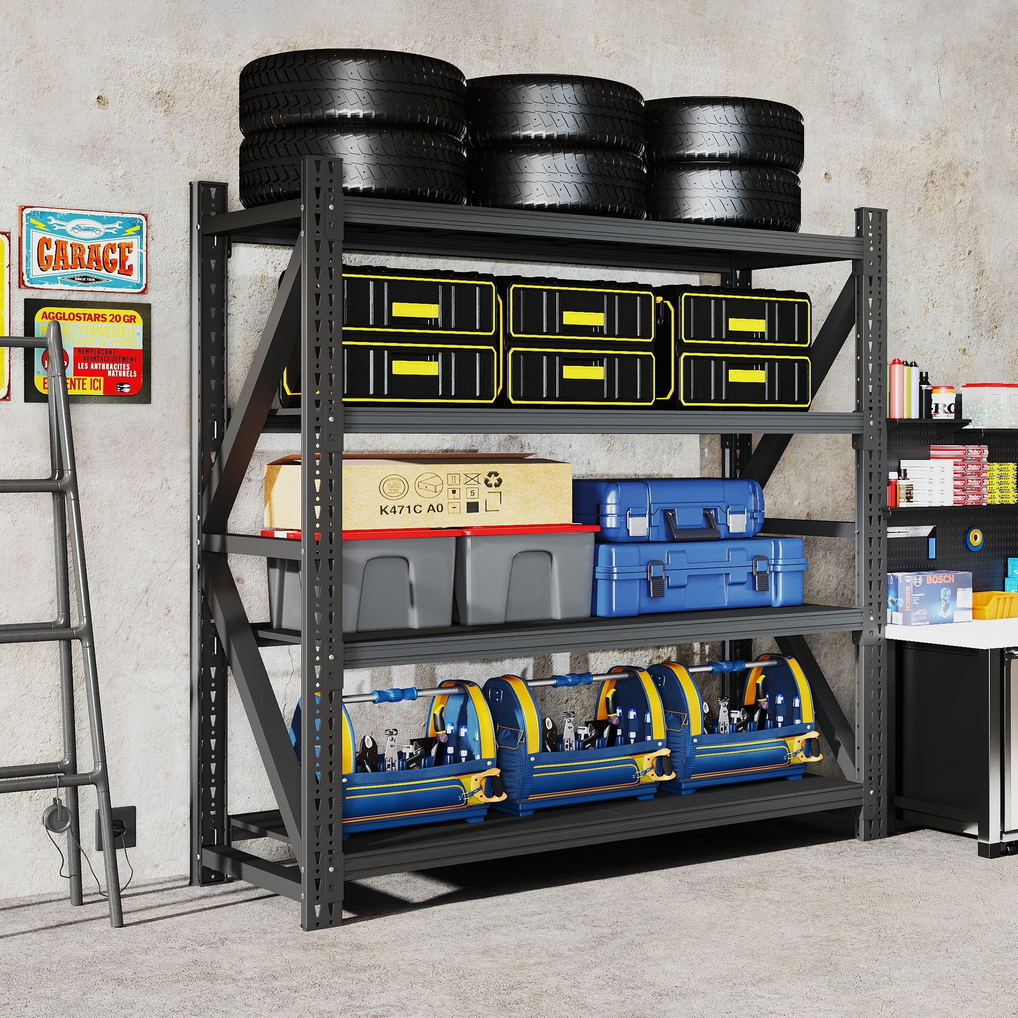 5000LBS Industrial Shelving for Warehouse