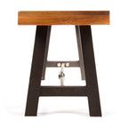 Acacia Wood Outdoor Dining Bench