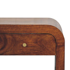 Solid Wood Darcy Coffee Table, 2-Drawers, Chestnut