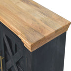 Solid Wood Regal Rustic Sideboard, 6 Compartments