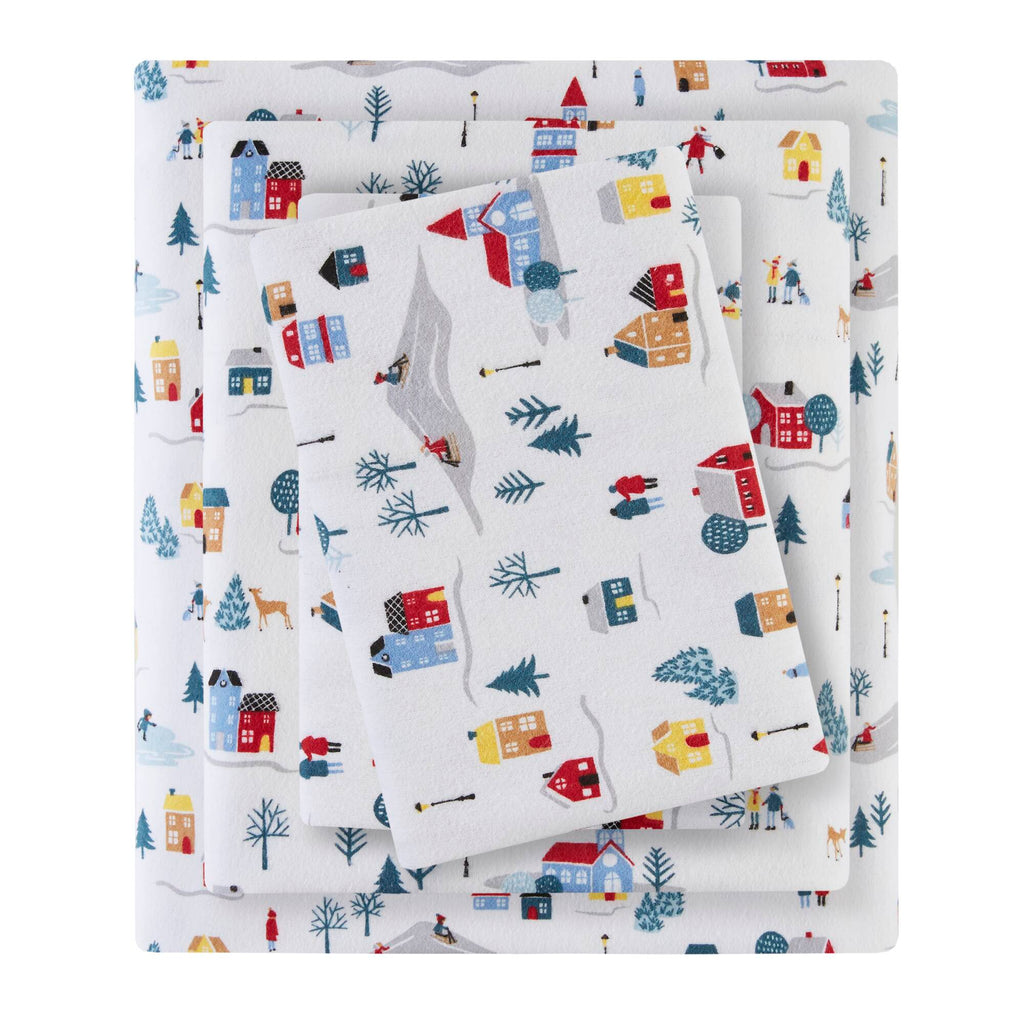 4 PCS King Printed Sheet Set