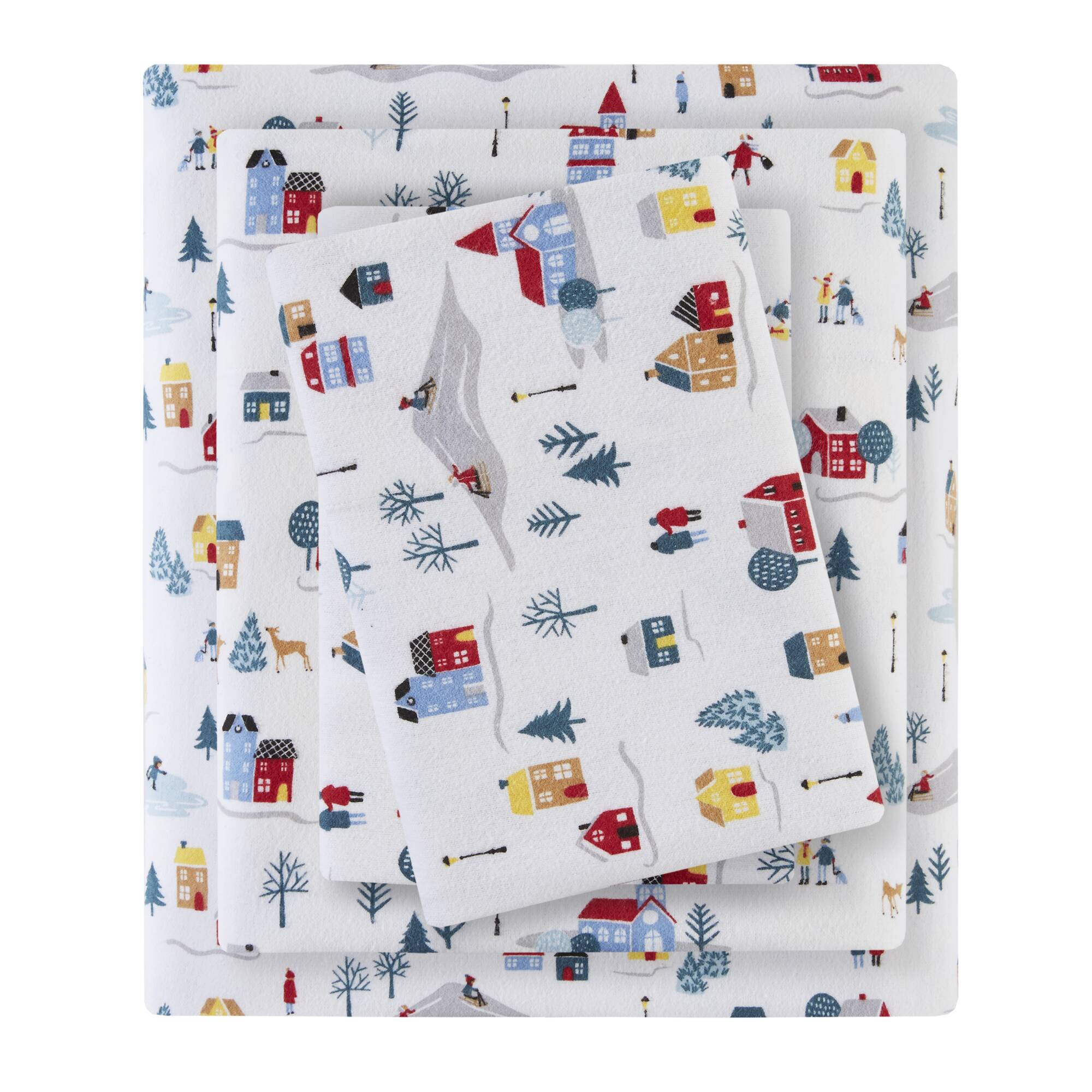 4 PCS King Printed Sheet Set