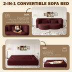 Modern Floor Sofa with 2 Pillows