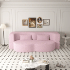 Modern Floor Sofa With 2 Pillows