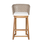 Outdoor Acacia Wood Bar Stools (4 PCS)