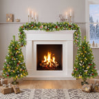 Pre-Lit Christmas Tree Artificial Christmas 3-Piece Set
