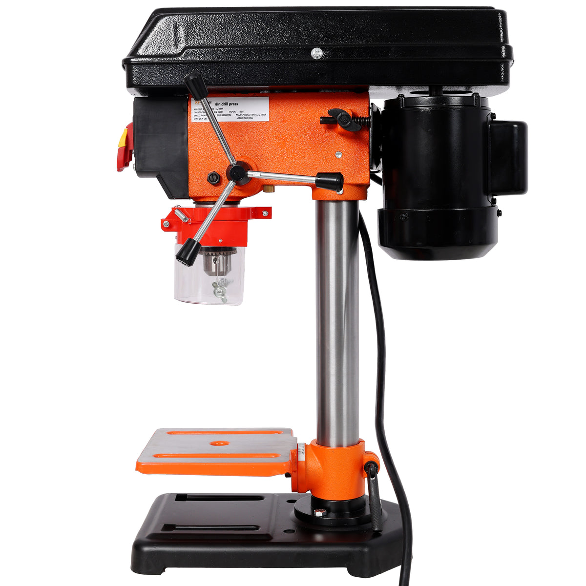 8In Drill Press, 110V/60HZ 400W Motor