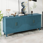 70.07" Large Size 4 Door Cabinet in Blue