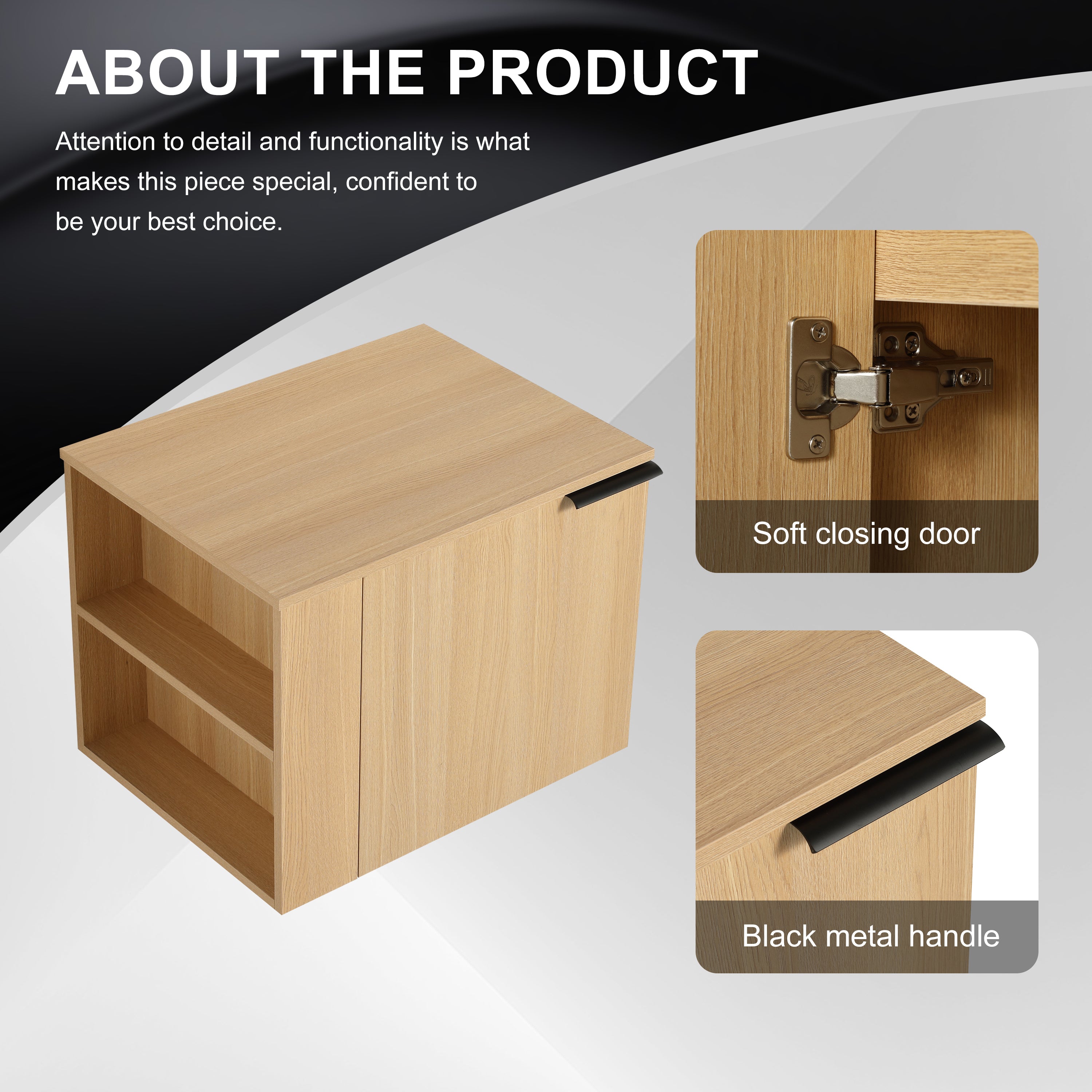 24" Bathroom Vanity Sink Combo for Big Spaces