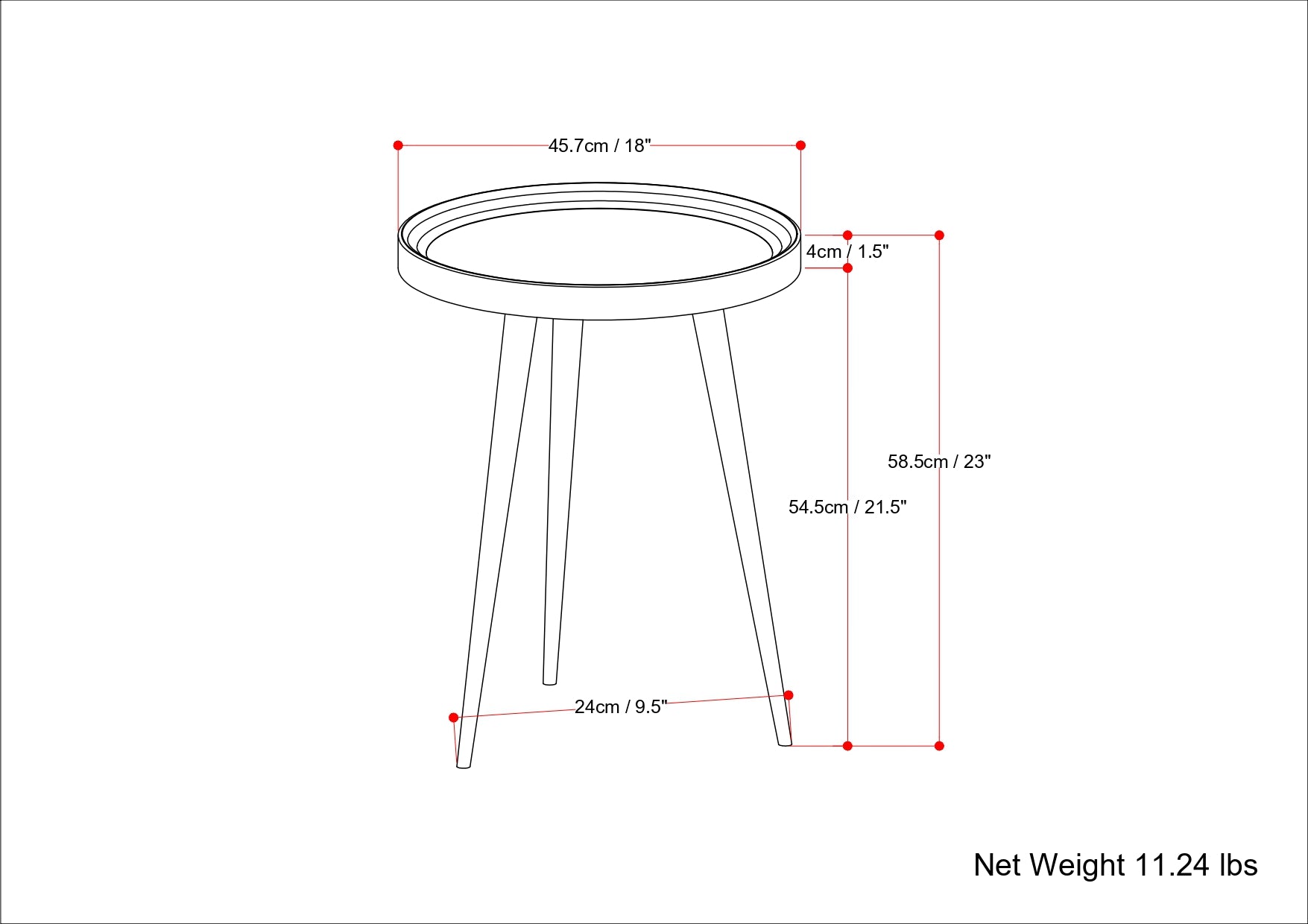 Clairmont Round Side Table