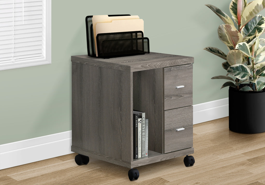 Rolling File Cabinet with Storage