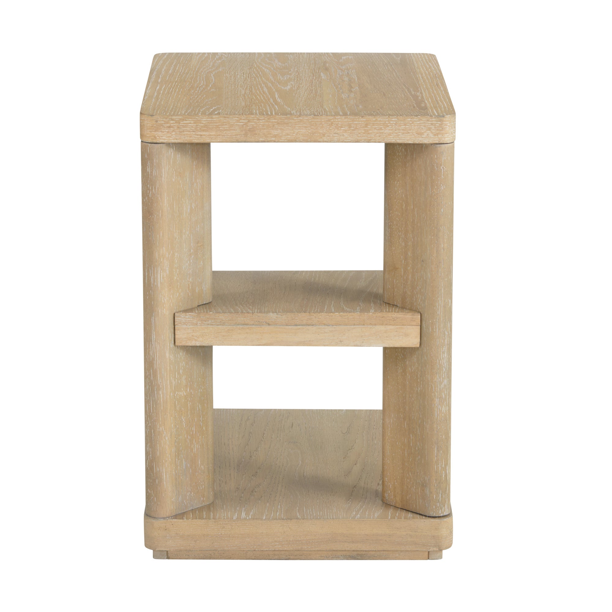 Tan Chairside Table