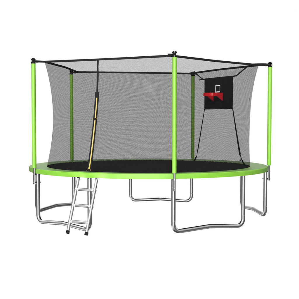 14FT Trampoline with Enclosure Net
