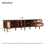 70 Inch TV Stand for TVs Up to 80 Inches