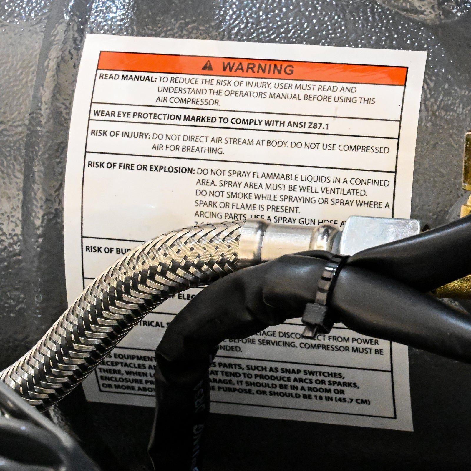 Oil Free Air Compressor with Quiet Operation and Tank