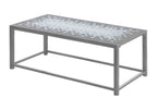 Rectangular Coffee Table with Mosaic Tile Top