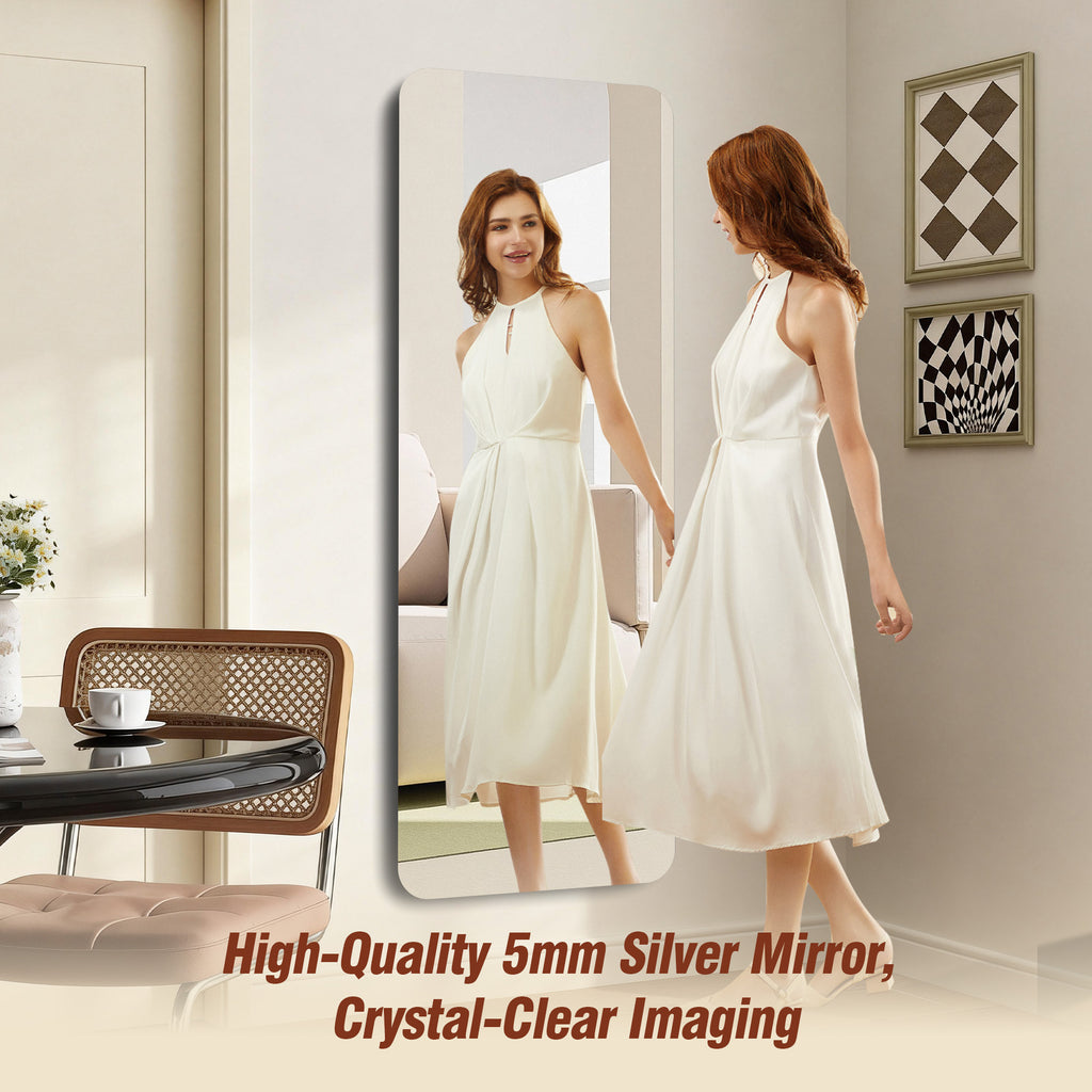 65"x 24" Full Body Round Corner Mirror
