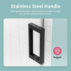 Frameless Single Sliding Soft-Close Shower Doors