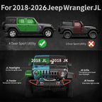 Running Boards Side Steps For 2018-2026 Jeep Wrangler JL