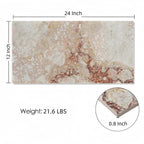 12x24 Pink Natural Marble Polished Tiles