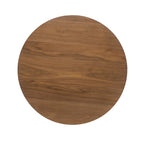 Mid-Century Modern Round Wooden Bar Table – 42" High