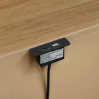 2-Drawer Nightstand with USB
