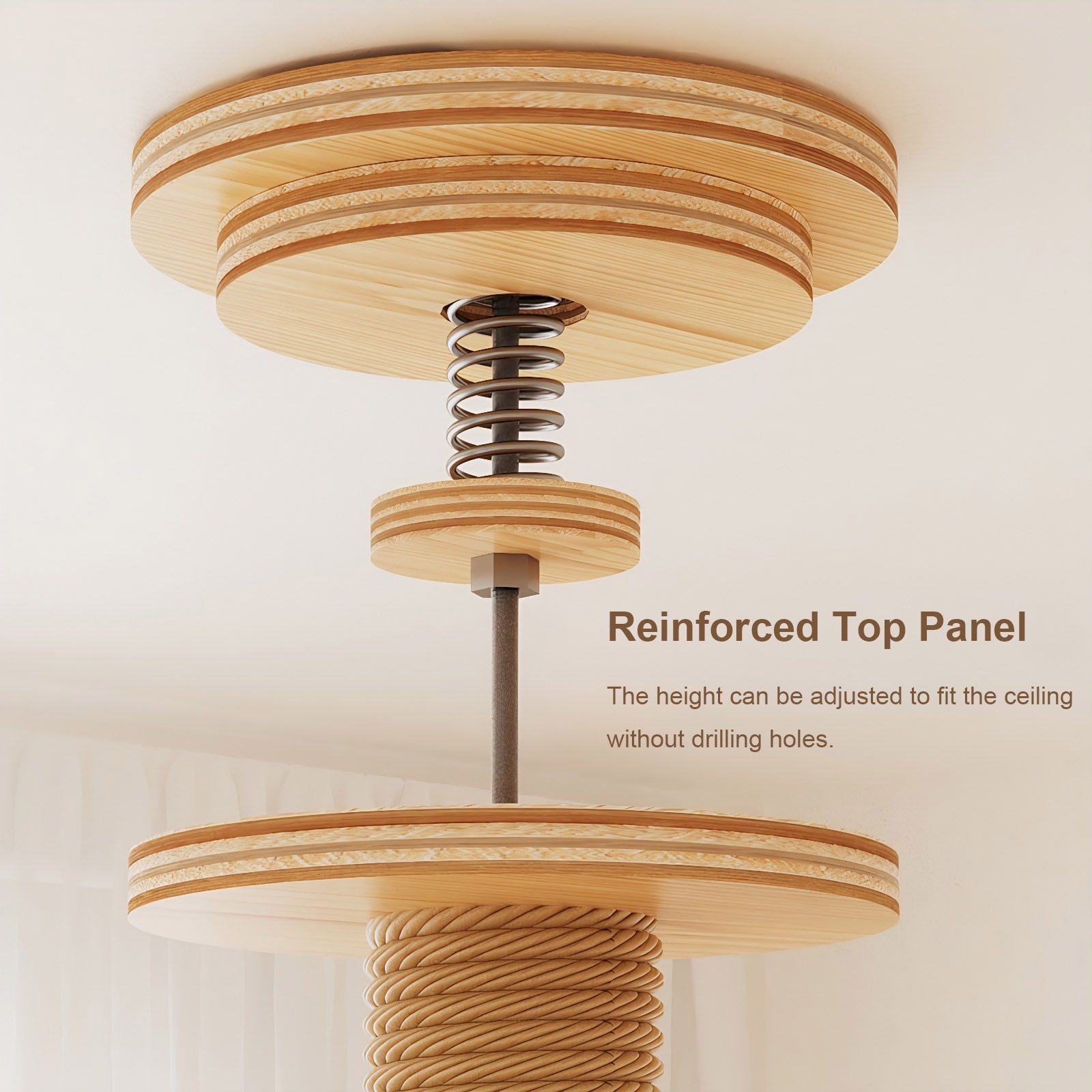 Floor to Ceiling Cat Tree with Scratching Post