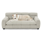 Soft and Comfortable Pet Sofa with Backrest and Armrests