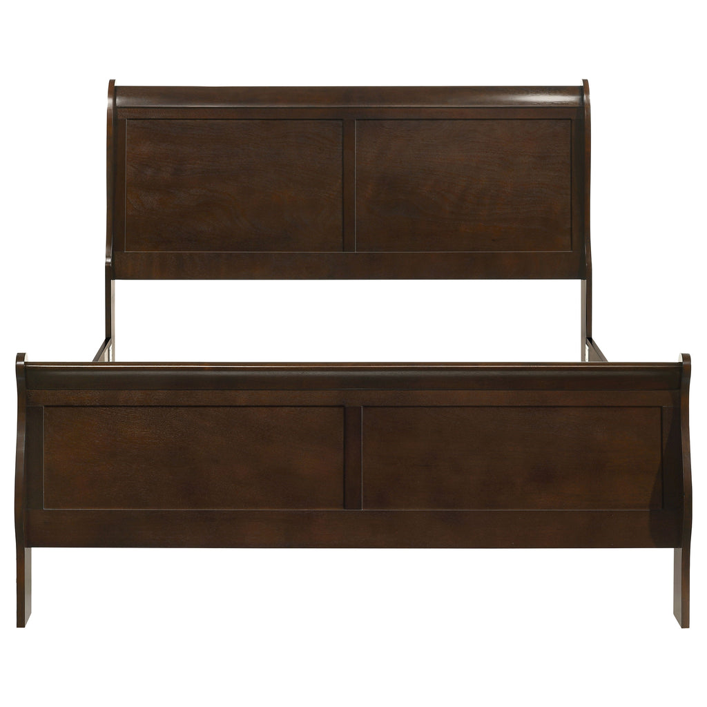 Cappuccino Queen Sleigh Bed
