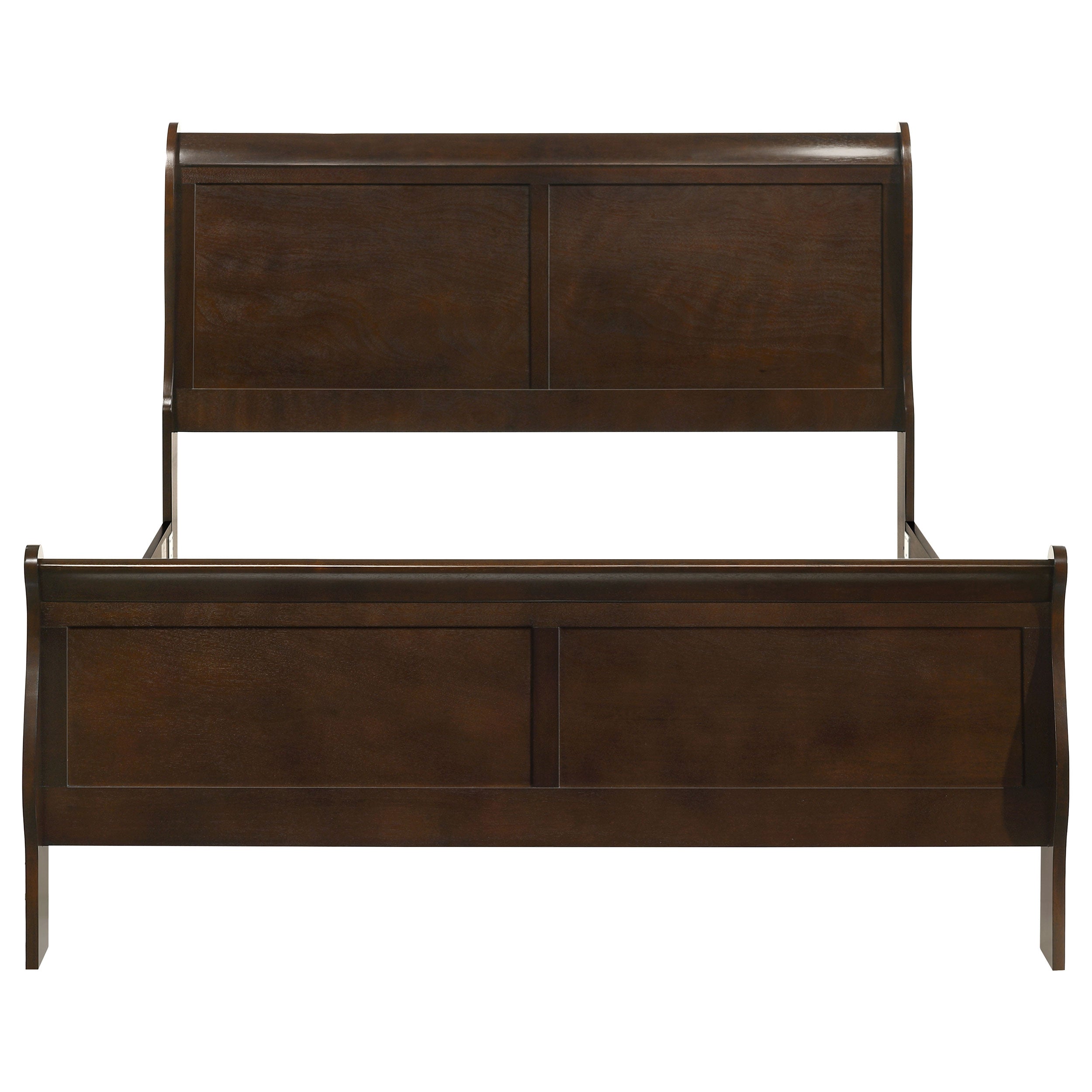 Cappuccino Queen Sleigh Bed