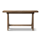 Hawthorne 60" Solid Reclaimed Elm Trestle Console Table