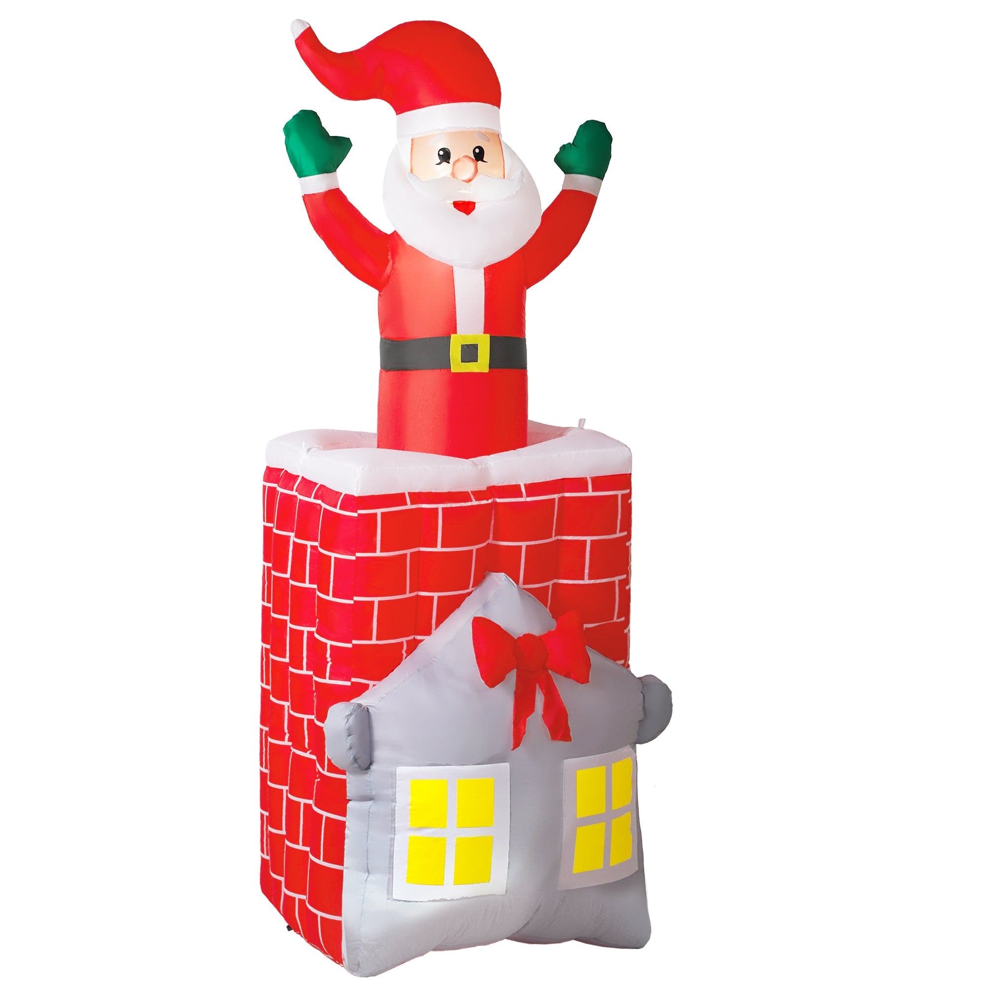 7FT Christmas Inflatable Santa Claus Figure for Indoor Party