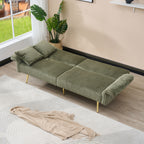 79 Inch Corduroy Sofa Bed