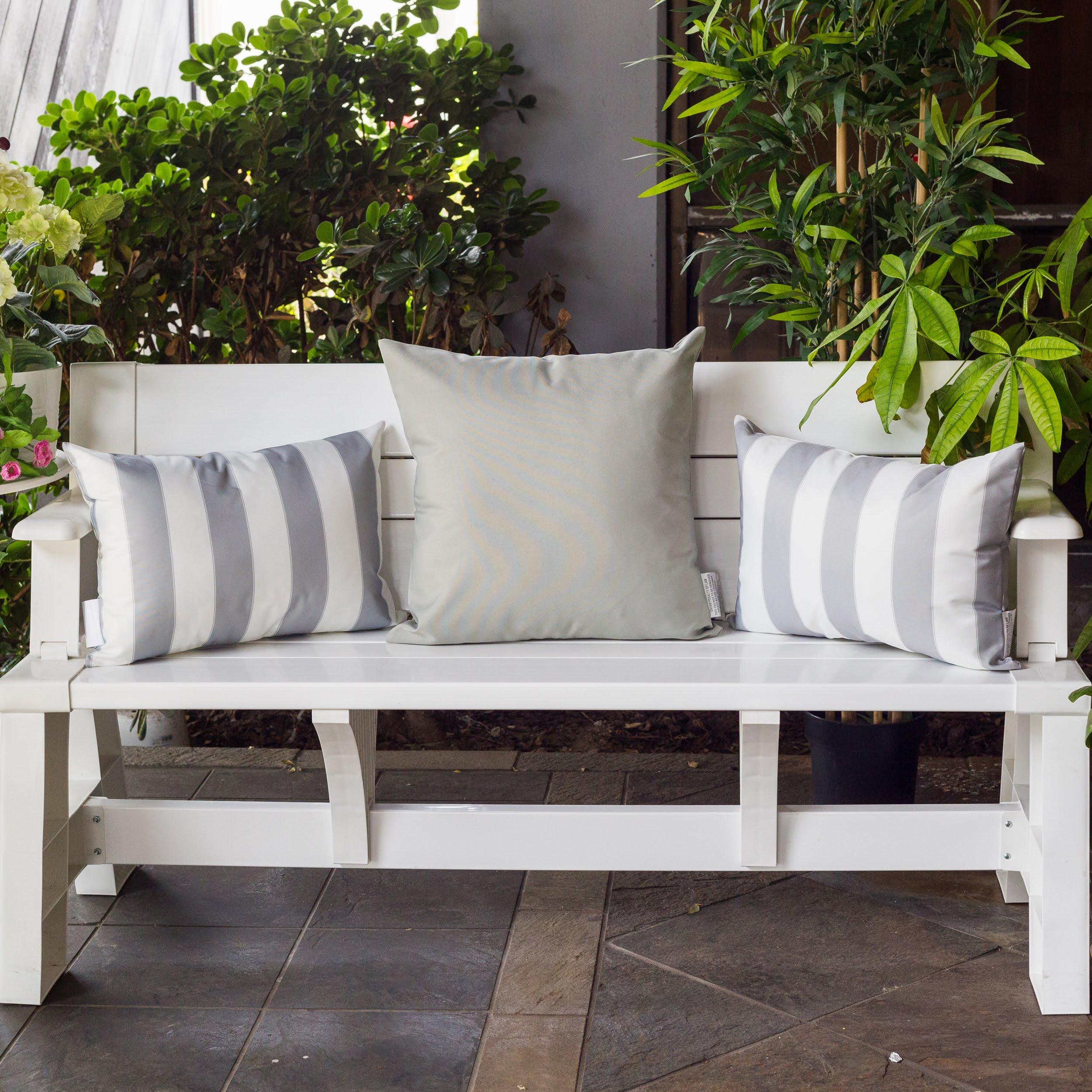 Horizon Stripe Pillow 14" x 20" - Outdoor & Indoor Set of 2
